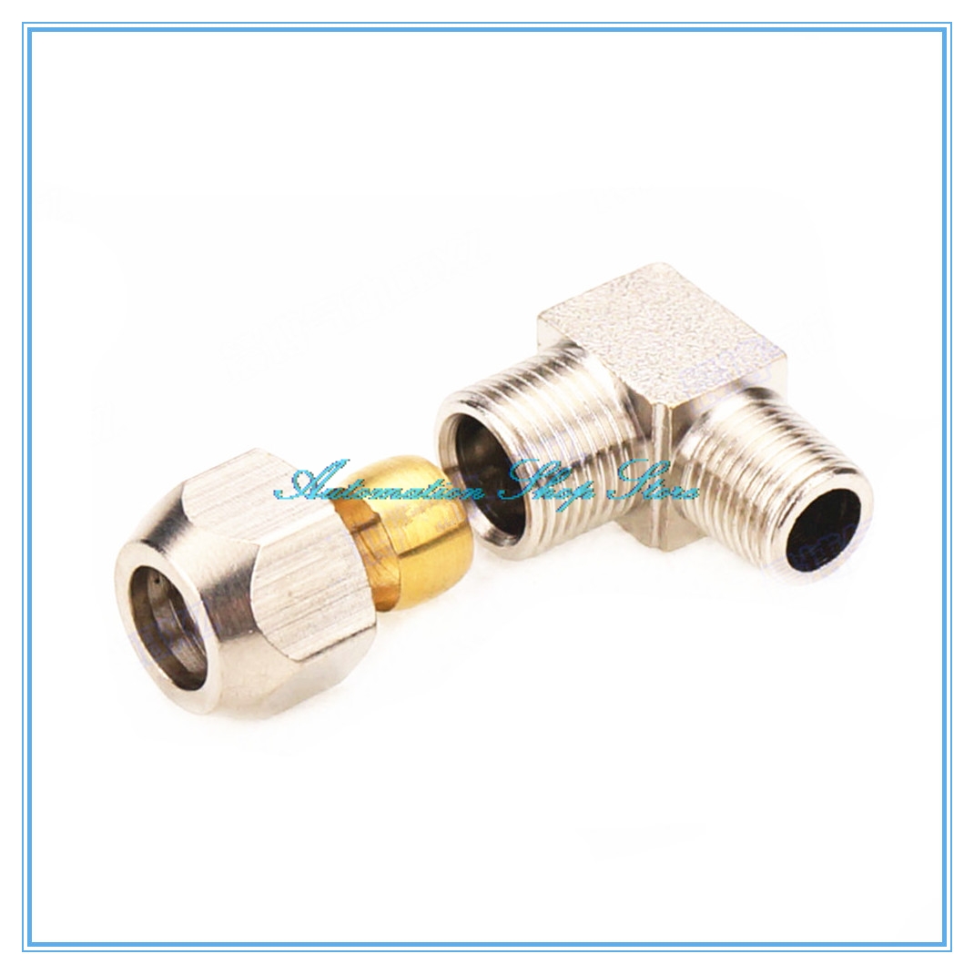 Compression Fitting Brass - Pneumatica raccordi Maschio Gomito Filettatura In