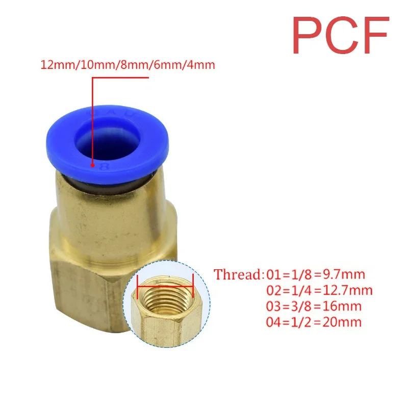 1PCS Pneumatico Connettore Rap - Compression Fitting Brass recensione e prezzo