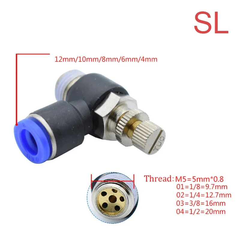 1PCS Pneumatico Connettore Rap - Compression Fitting Brass recensione e prezzo