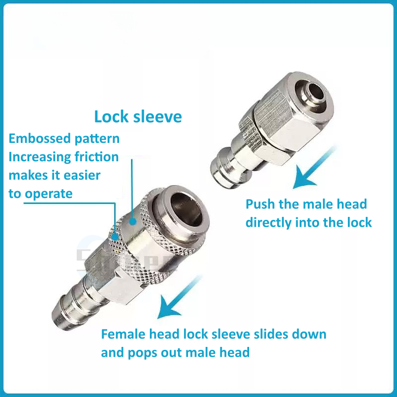 Mini tubo dell'aria nichelato  - Compression Fitting Brass recensione e prezzo